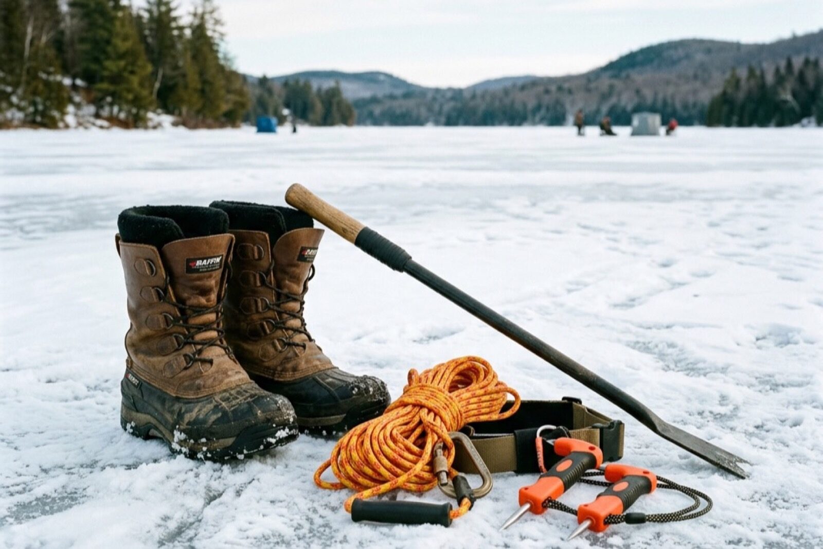 Ice Fishing Safety Gear - Lake Fishing Techniques